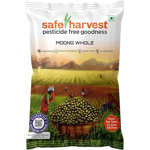 Safe Harvest Moong Green 500g