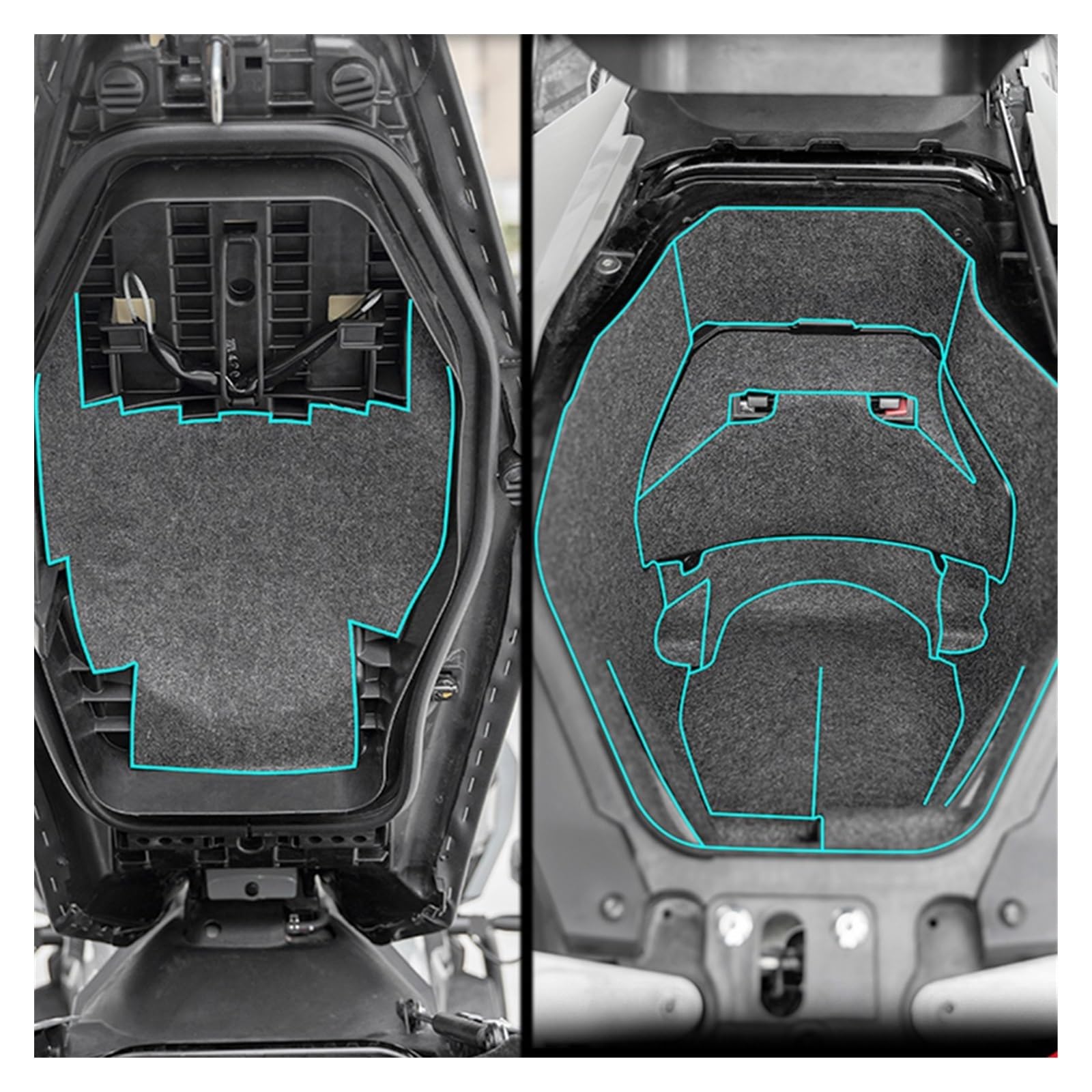 Fodera Baule Moto Accessori per rivestimento del box della motocicletta per X-ADV 750 XADV 2025, protettivo per il vano portaoggetti