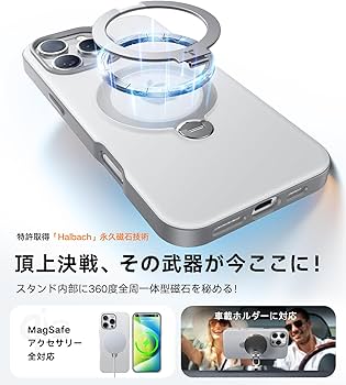 Amazon.co.jp: 【チタングレー専用色・マット半透明】TORRAS iPhone 16