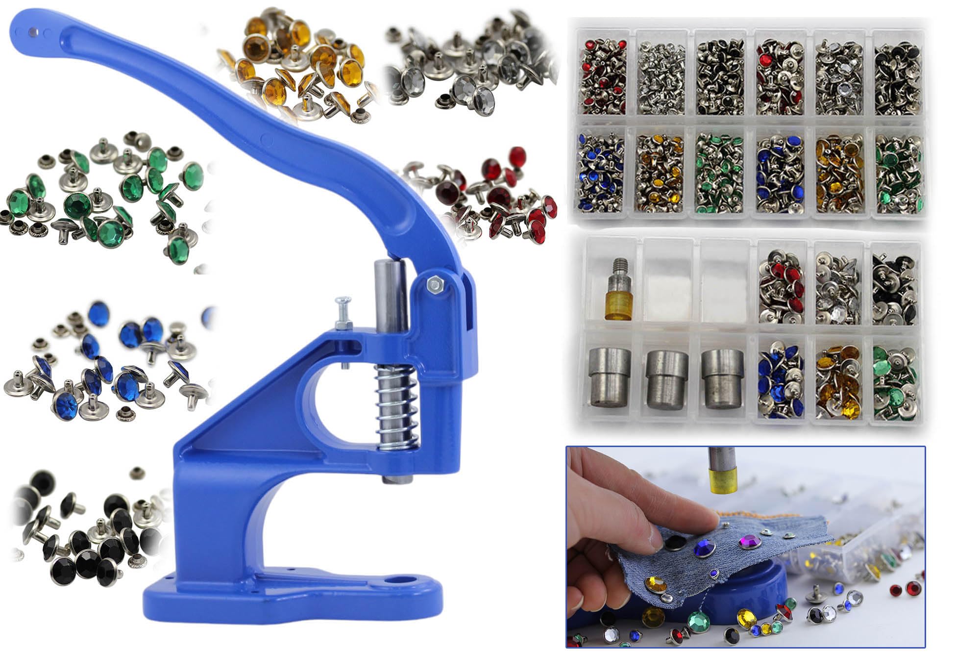 Amazon.com: Allstarco Stud Setter Starter Kit - 1050PCs in 3 Sizes