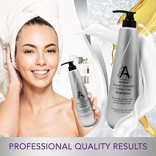 Miniatura 2 de Inova Professional Silk Keratin - Smooth Protection Sulfate-Free Shampoo, 27 Fluid Ounce