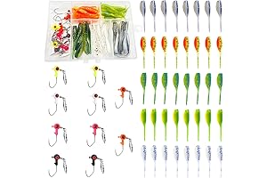 50Pcs Crappie Jigs Fishing Lures, Your Ultimate Crappie Catching Companion