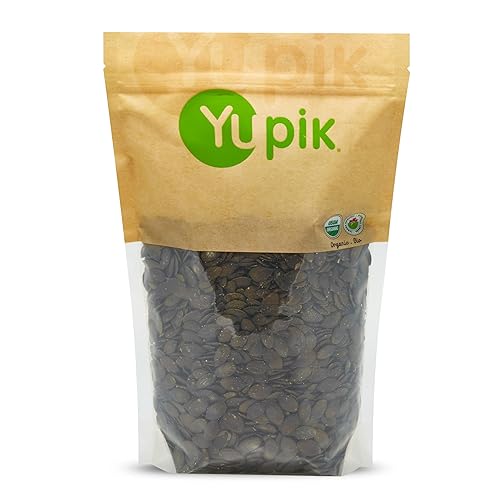 Miniatura 3 de Yupik Semillas de calabaza europeas crudas orgánicas, 2.2 libras, sin OMG, veganas, sin gluten