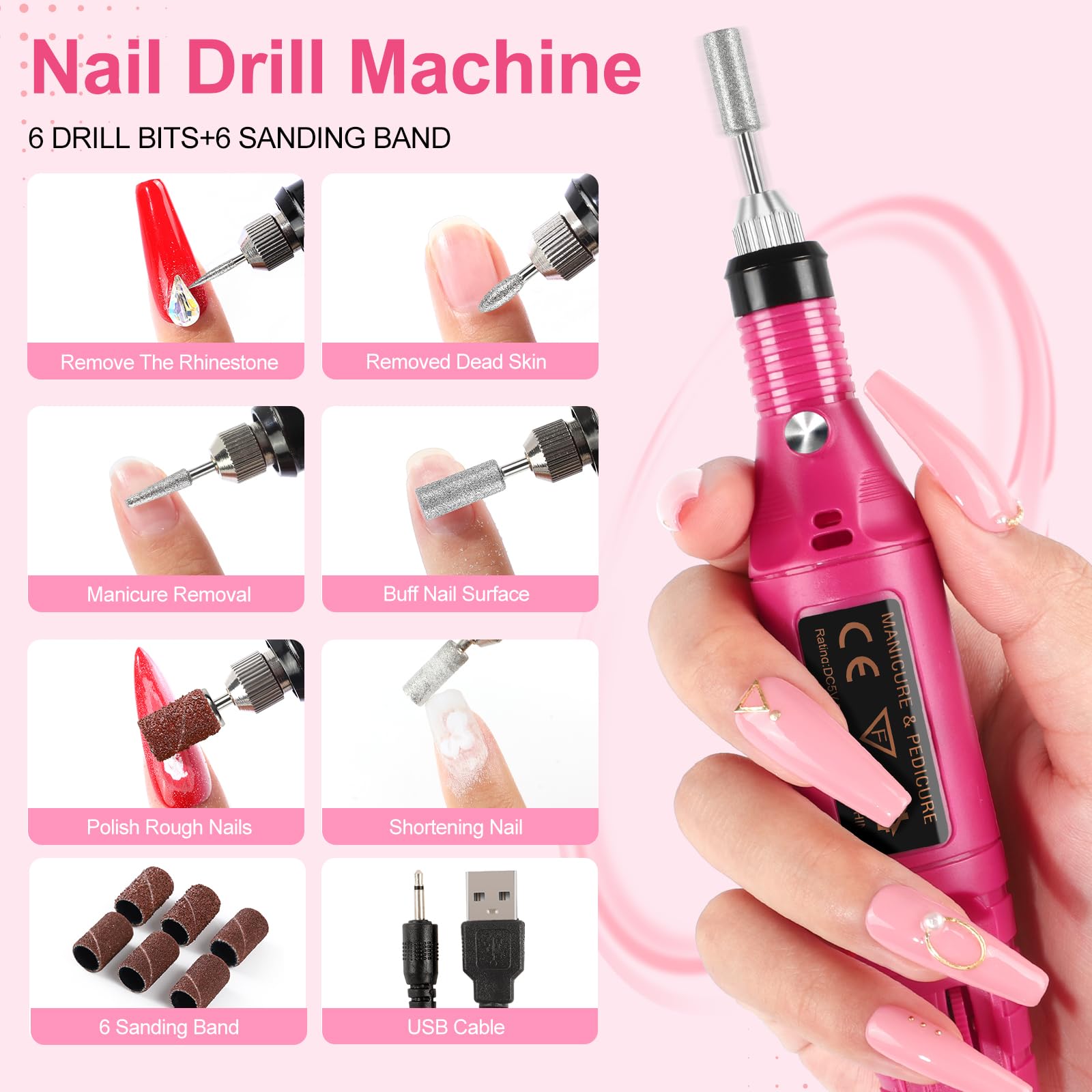 COSCELIA Acrylic Nail Kit for DIY Nail Design