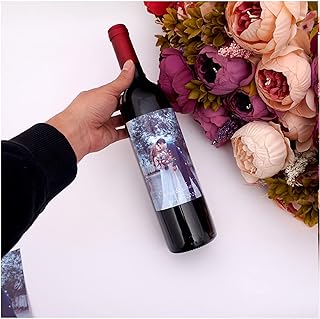 Personalized Photo,Custom Logo,Customized Couple Name with Picture Personalized Party,Custom Wine Label,Wedding Wine Labels Stickers Bottle Wrappe,Custom wedding gift 20pcs