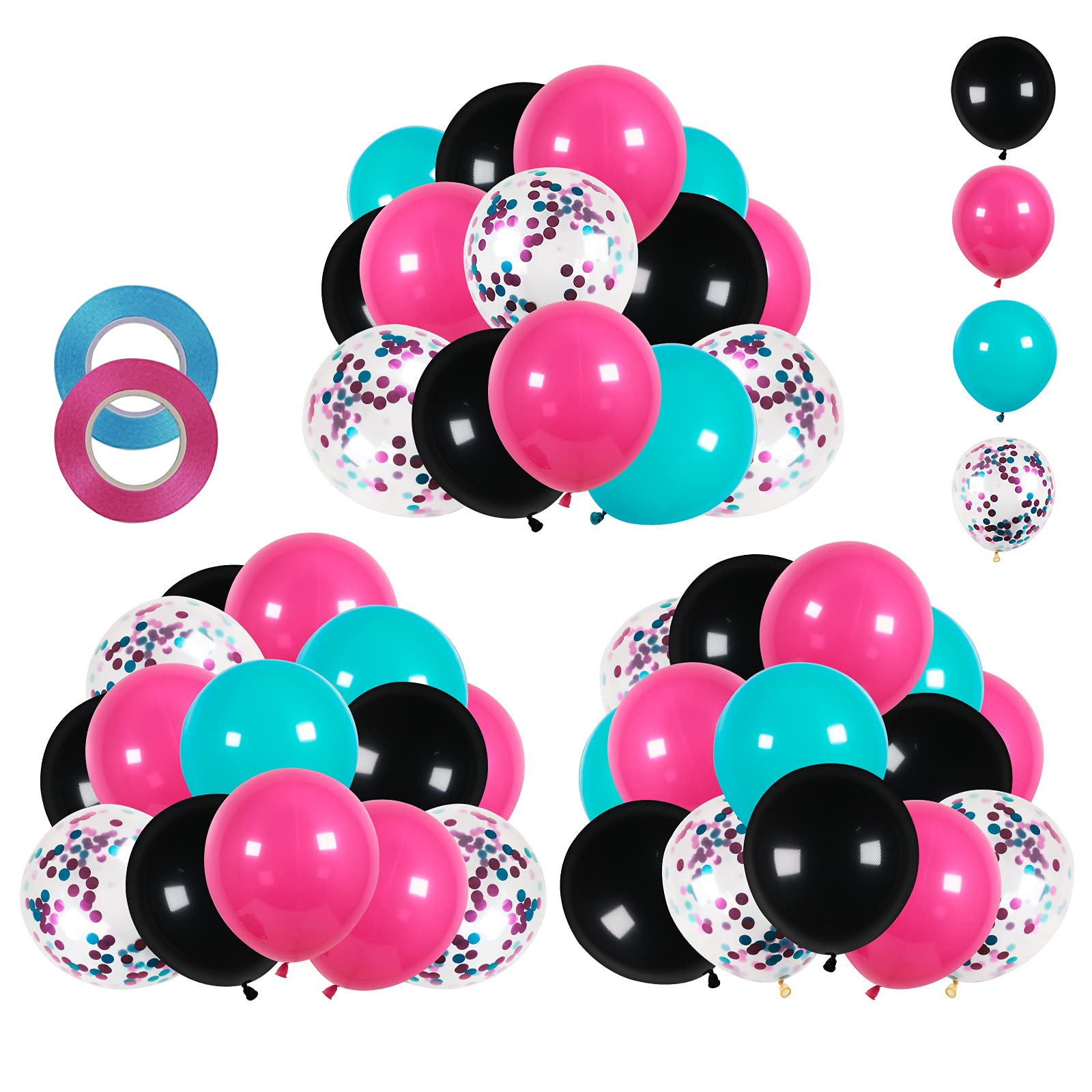 Buy Music Balloons Set, JOGAMS 62 Pack Music Party Balloons for Girls