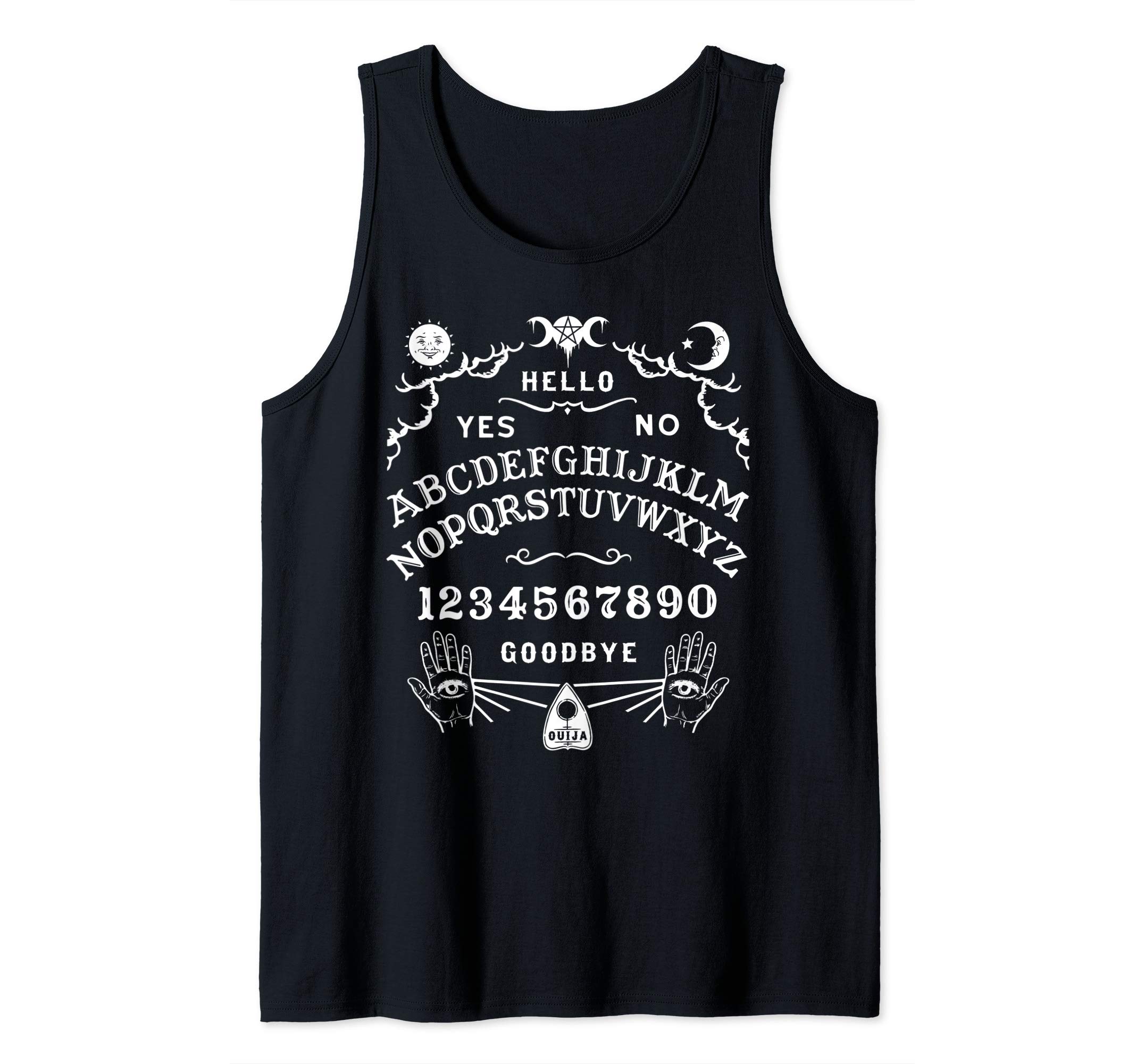 Ouija Occult Horror Witchcraft Wiccan Satanic Ouija Board Tank Top