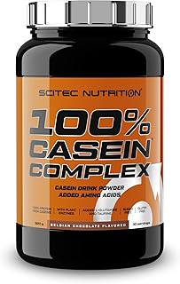 Scitec Nutrition 100% Casein Complex, Micellar Casein Based Casein Complex, 920 g, Belgian Chocolate
