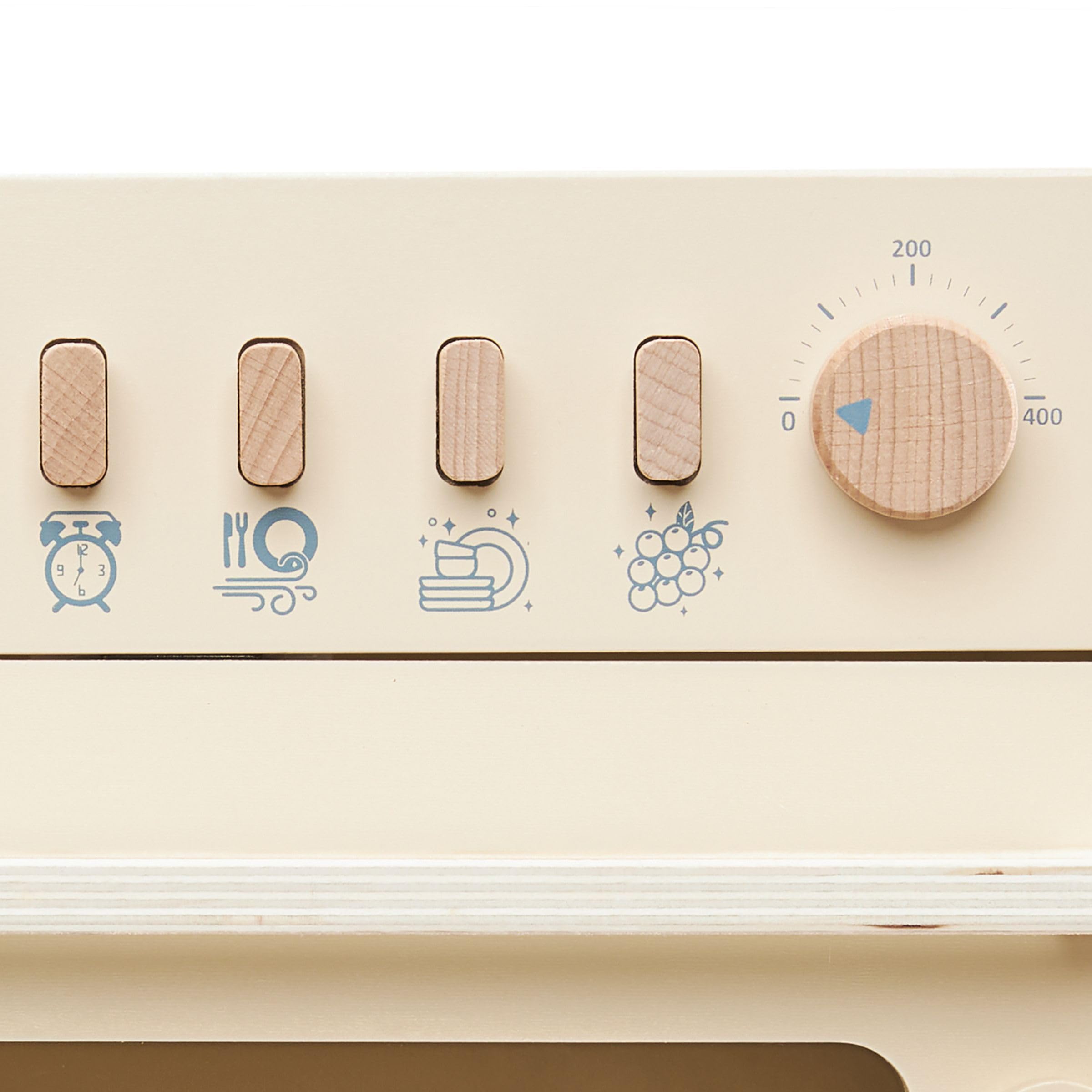 Mamabrum Lavastoviglie Giocattolo in Legno per Bambini - Cucina Giocattolo Legno con 6 Accessori Magnetici - Set Educativo da Cucina per Bambini con Pulsanti Interattivi, da 3 Anni