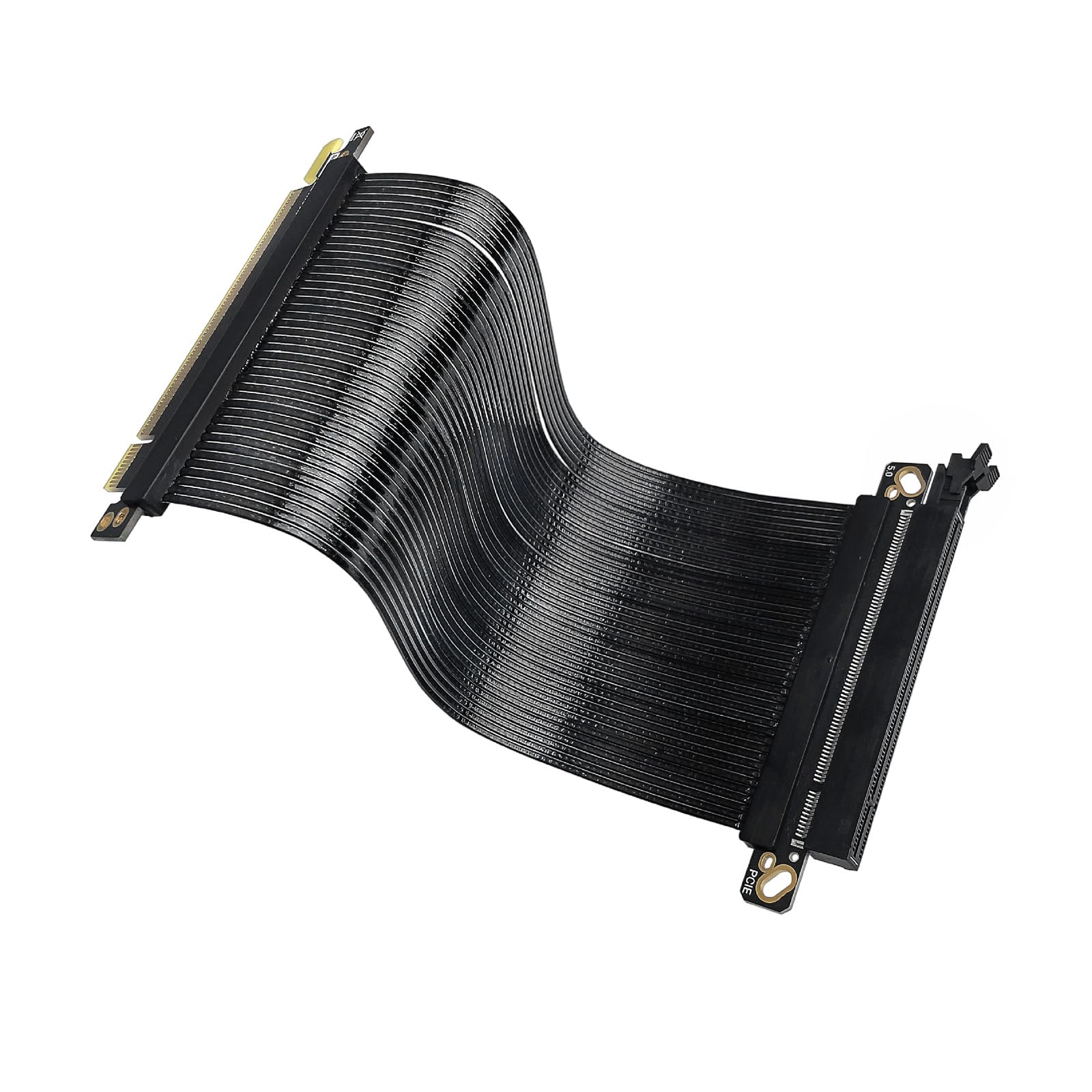 Câble D'extension GPU Slimly PCIe5.0 X16 Configurations De Direction Parallèle À 180 Degrés Transmission De Données À Vitesse Adaptateurs D'extension GPU