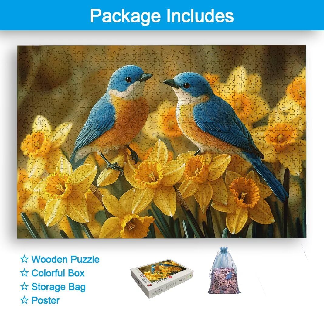 Puzzle 3000 Pièces Adultes, Puzzle 3000 Pieces Oiseau, Cadeau Femme -2962