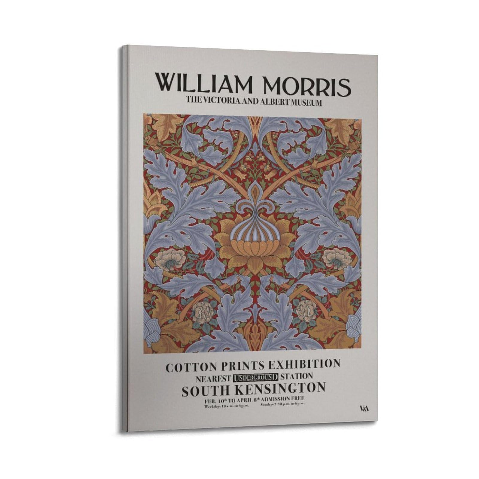 xiaoxiaoshen William Morris Botanical Nouveau 5 Canvas Poster Wall Art Prints Room Aesthetic Murals Bedroom And Living Decorations 24x36inch(60x90cm)