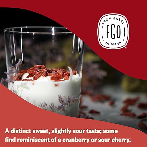 Miniatura 6 de FGO Bayas de Goji orgánicas  Grande y masticable  Cada lote probado en laboratorio  Bolsa Kraft resellable de 16 onzas  100 crudo de Ningxia  por FGO