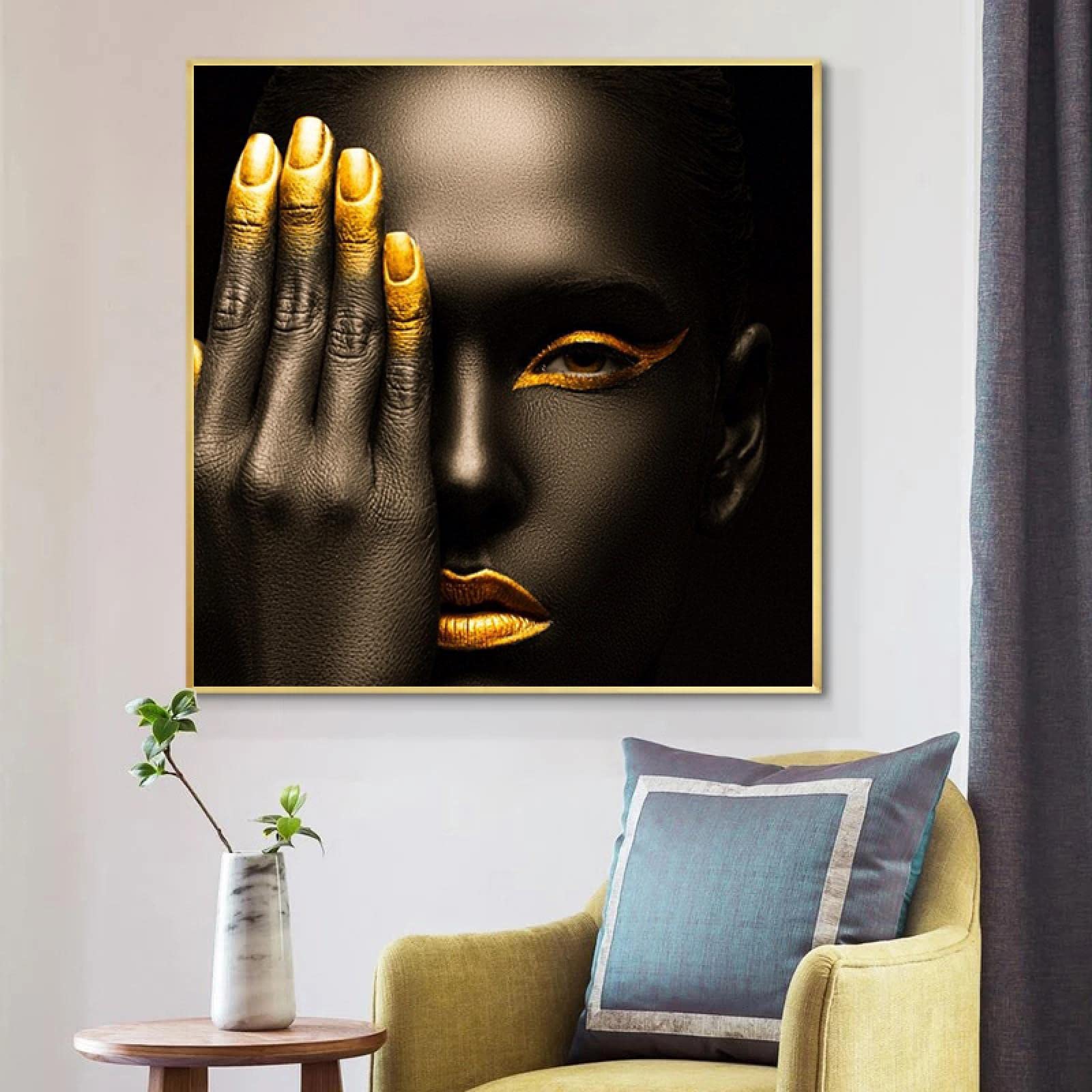Vrouwelijke figuur lijn afdrukbare kunst, abstracte een lijntekening
