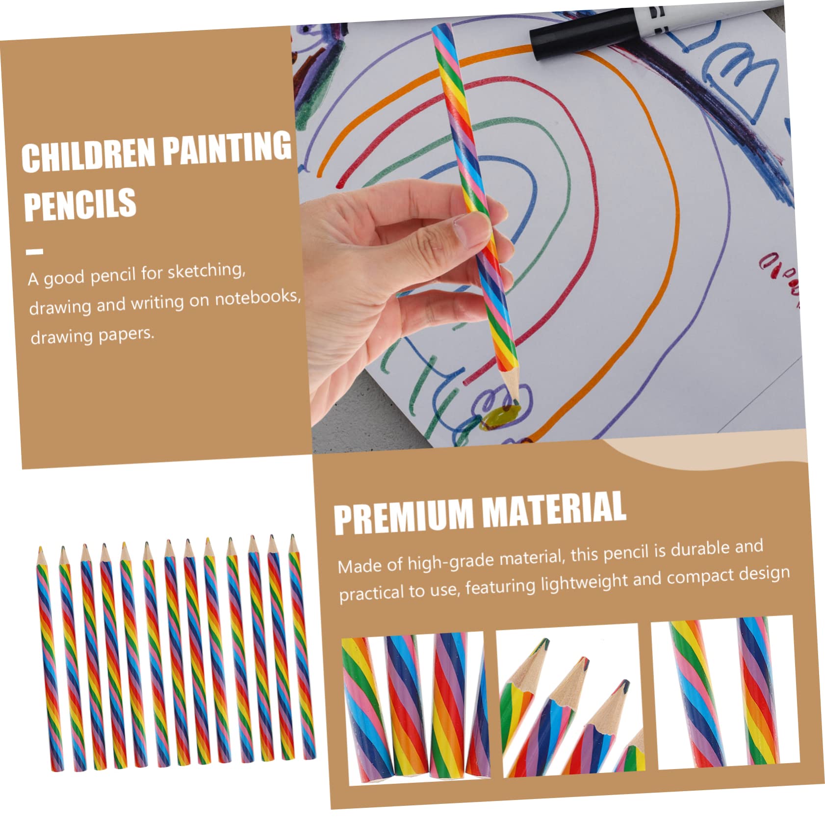 OSALADI 3 Set Per Colori Per Matite Da E Scrittura Strumenti Pittura Lavabili Per Ragazze E Ragazzi Compleanno E Festa 20 Pezzi * 3