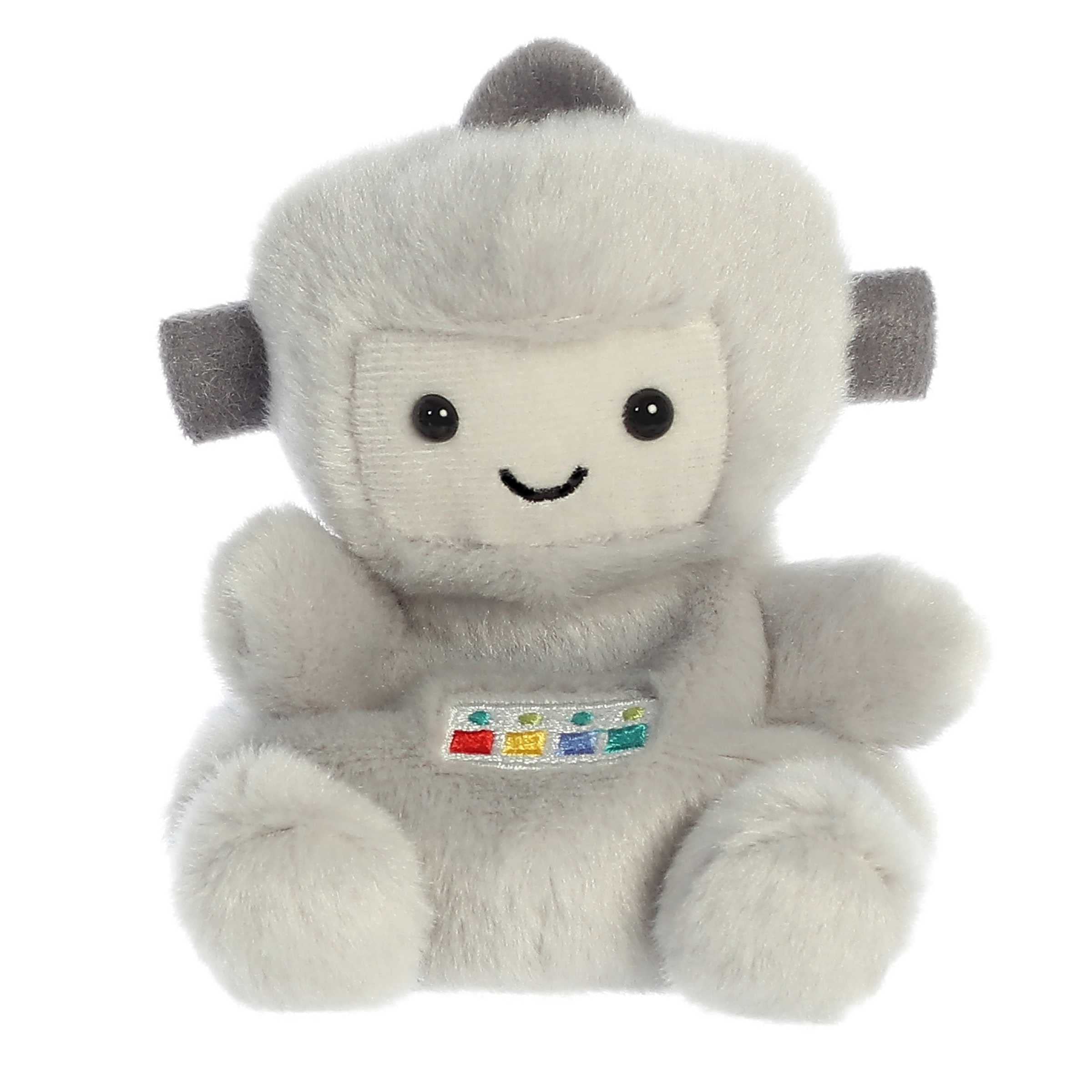Aurora® Adorable Palm Pals™ Gadget Robot™ Stuffed Animal - Fun Collectible Plush for Kids and Adult Collectors - Perfect for Decorating Rooms and Birthday Gifts - Gray 6 Inches