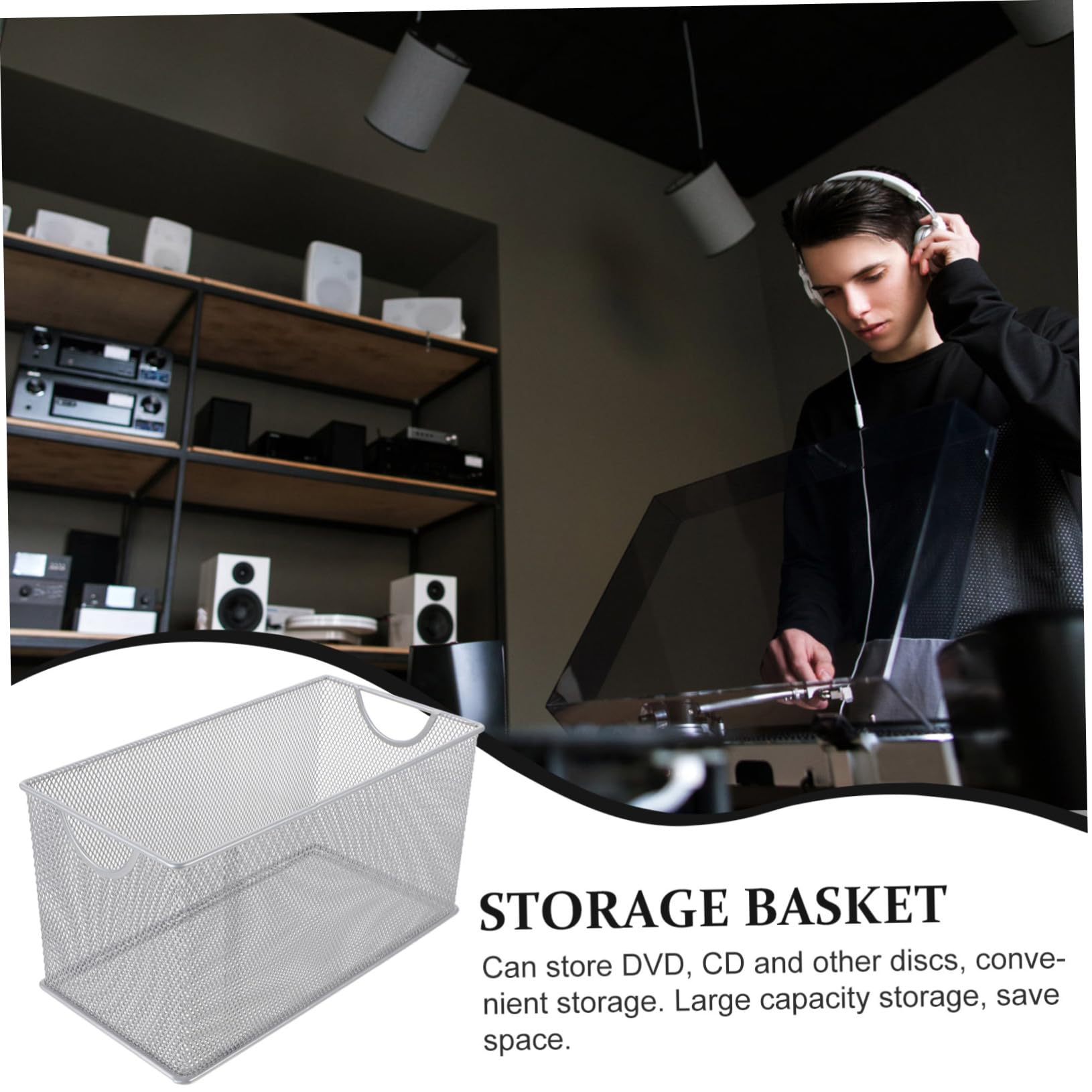 Amazon.co.jp : Cabilock アイアンメッシュ Dvd Cdケース 金属製