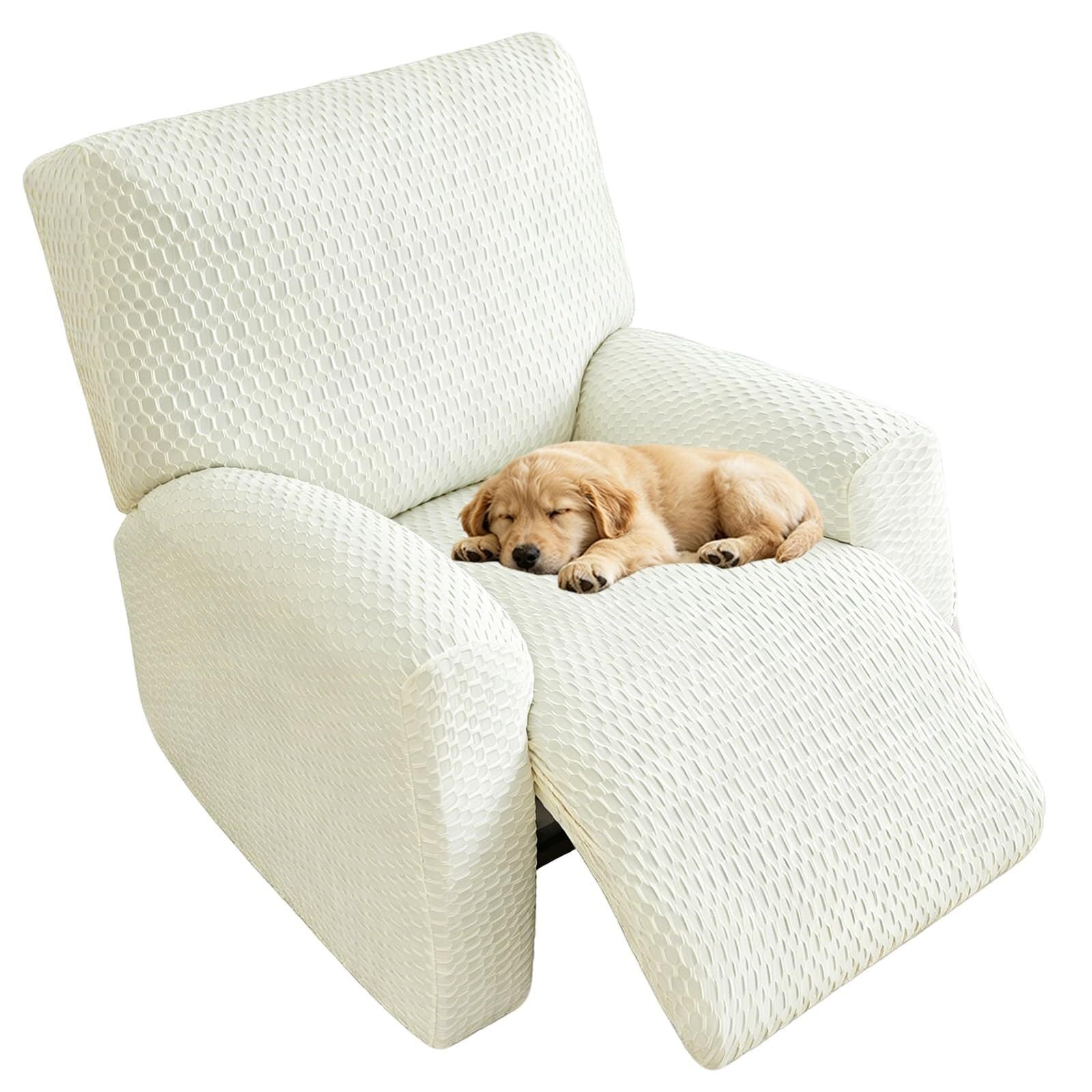 WWQQKJ Jacquard Recliner Chair Slipcovers Armchair Sofa Covers,