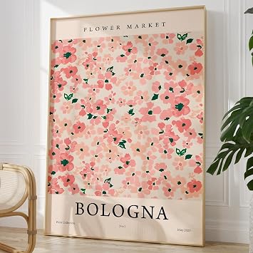 Pink Flower Market Wall Art Matisse Flower Market Prints Pink Flower Poster Vintage Aesthetic Floral Pictures Pink Aesthetic Paintings Pastel Pink Paintings Floral Nature Poster Room 16x24in No Frame