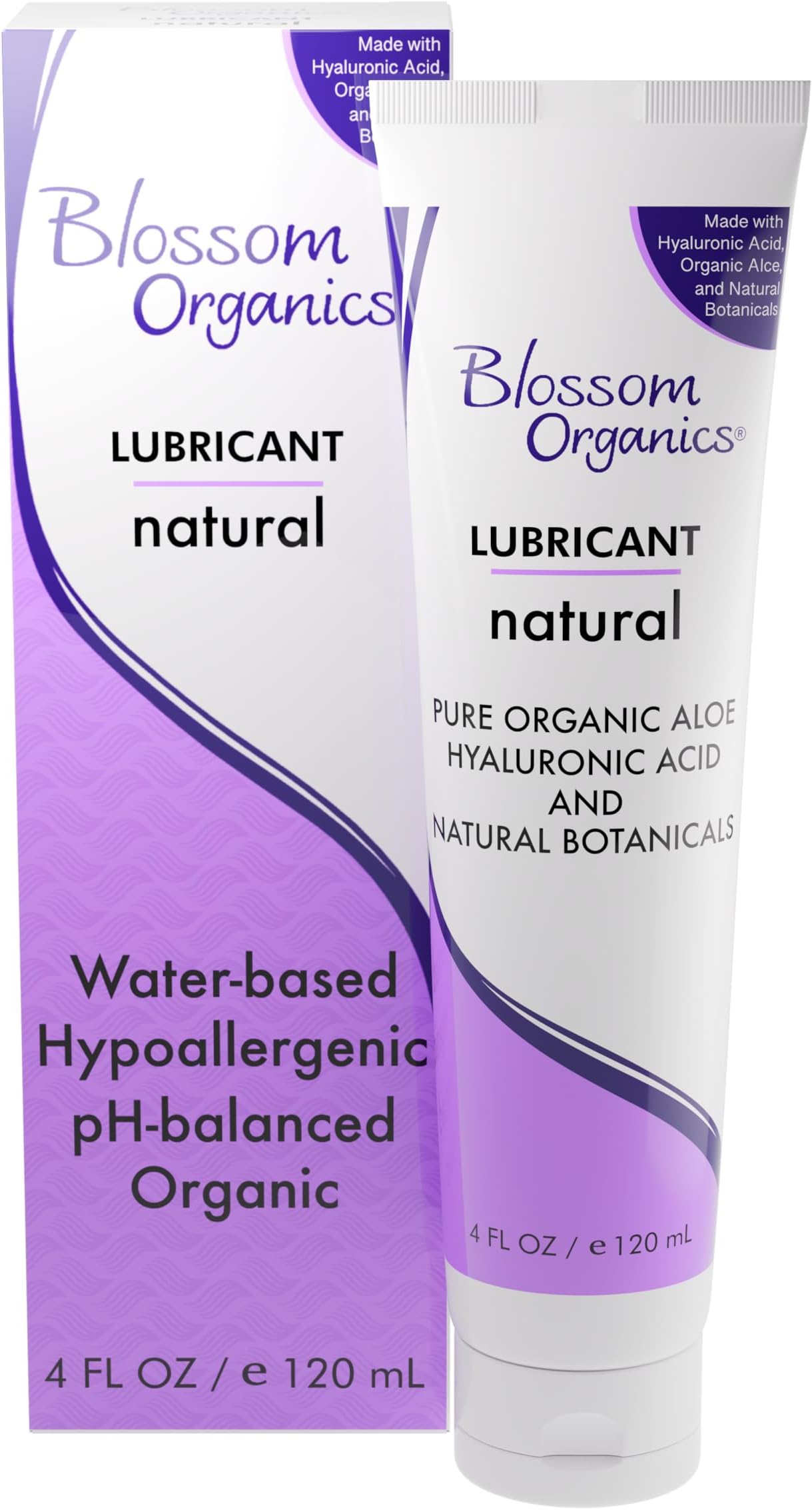 Blossom Organics Natural Lube, 4 Ounce