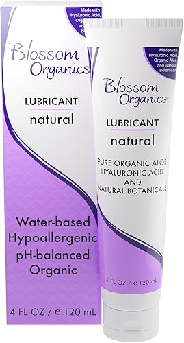 Blossom Organics Lubricante hidratante natural flor de lavanda 4 onzas líquidas líquido ultra transparente paquete de 1 1616953004