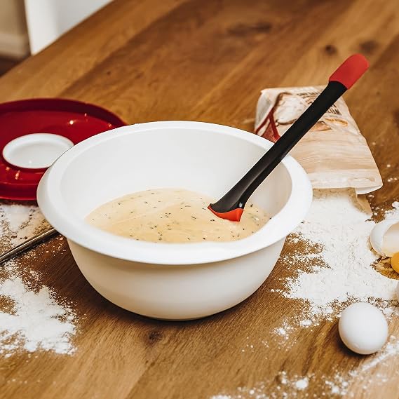 Westmark Cooking and Dough Scraper Removable Silicone Elements Plastic/Silicone Duo Black/Red 15482270