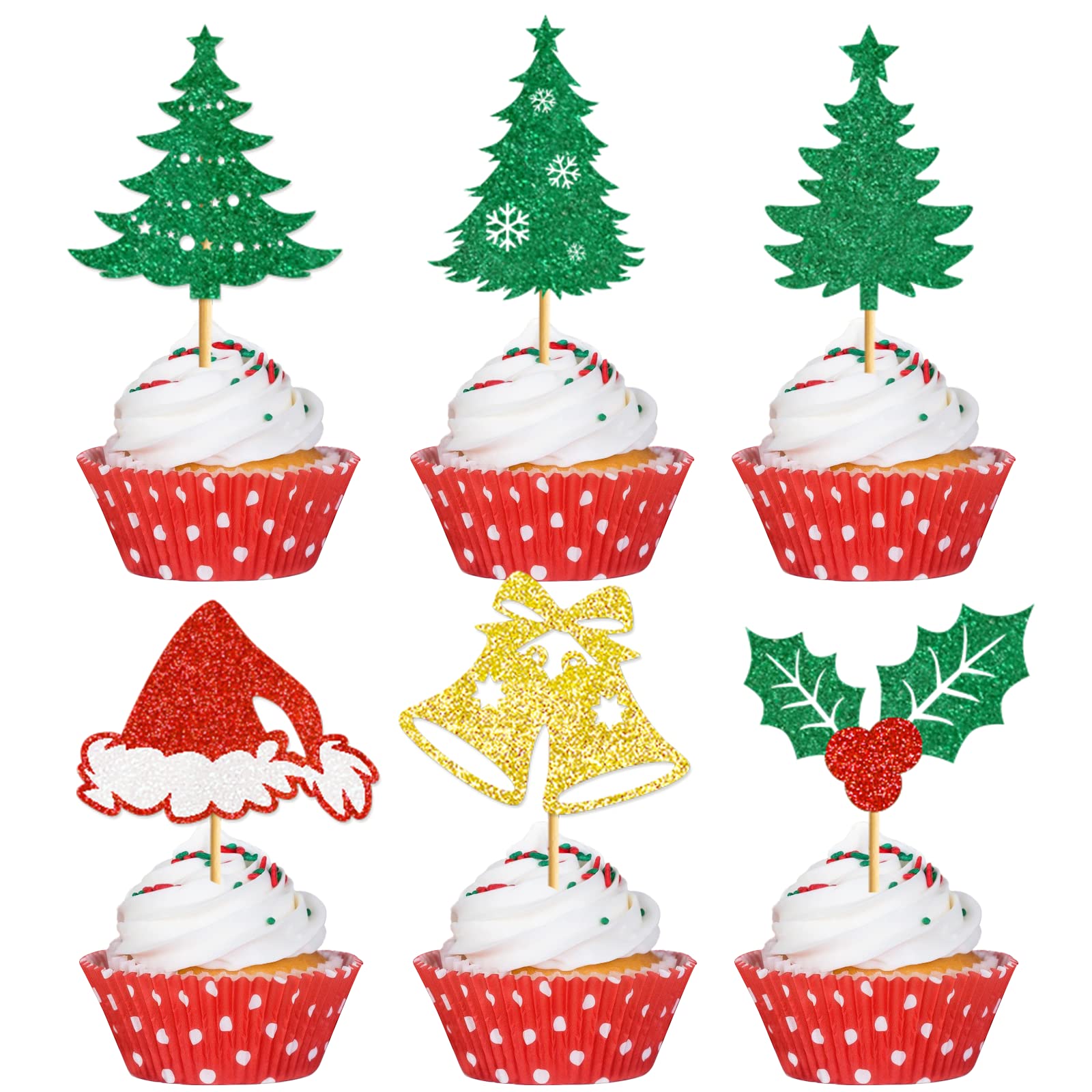 amazon-com-30pcs-christmas-tree-cupcake-toppers-christmas-cupcake-toppers-christmas-cupcake-picks-merry-christmas-cupcake-toppers-christmas-party-decorations-supplies-grocery-gourmet-food