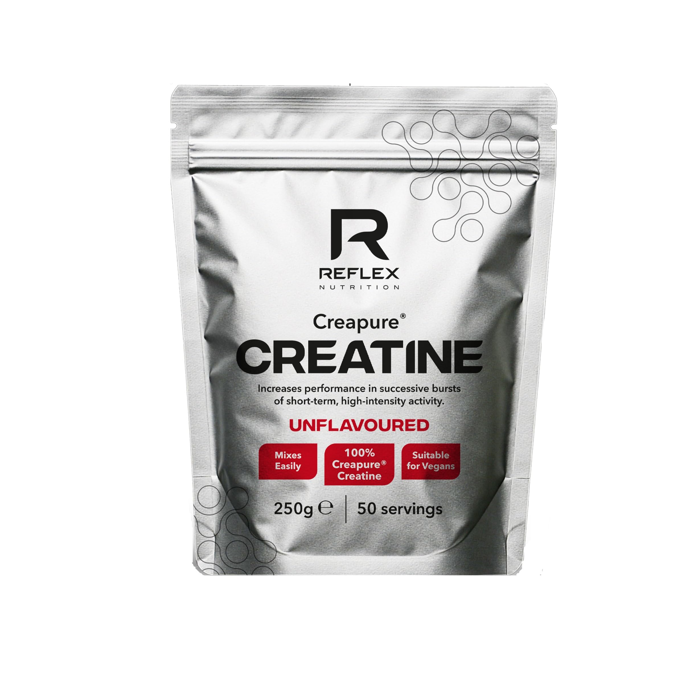 Reflex Nutrition Creapure Creatine Monohydrate Powder, Unflavoured, 250g