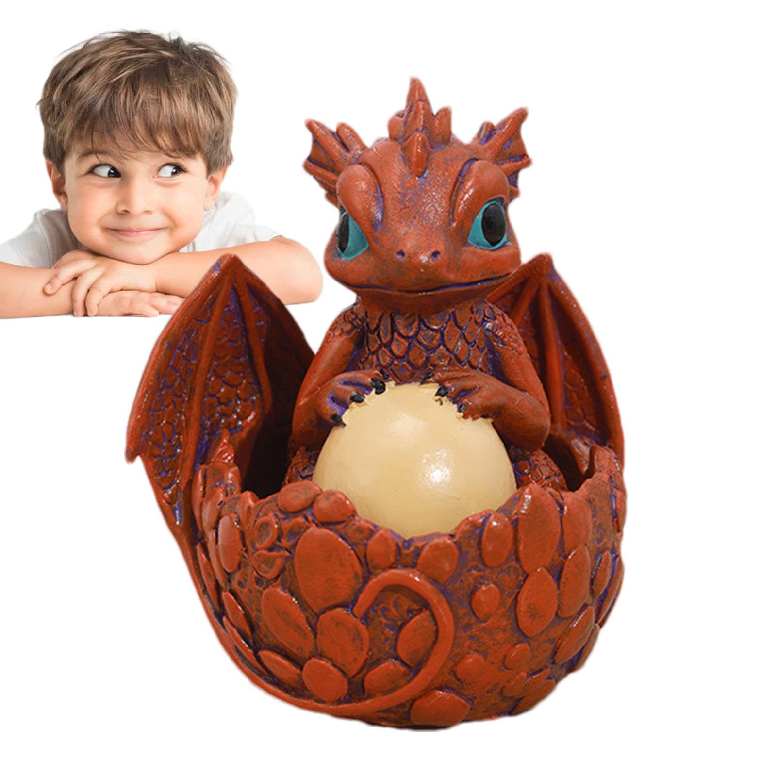 Figurine d'éclosion de dragon pour rompre la monotonie d'un salon