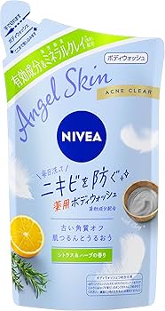 Amazon | ニベア エンジェルスキン ボディウォッシュ アクネクリア