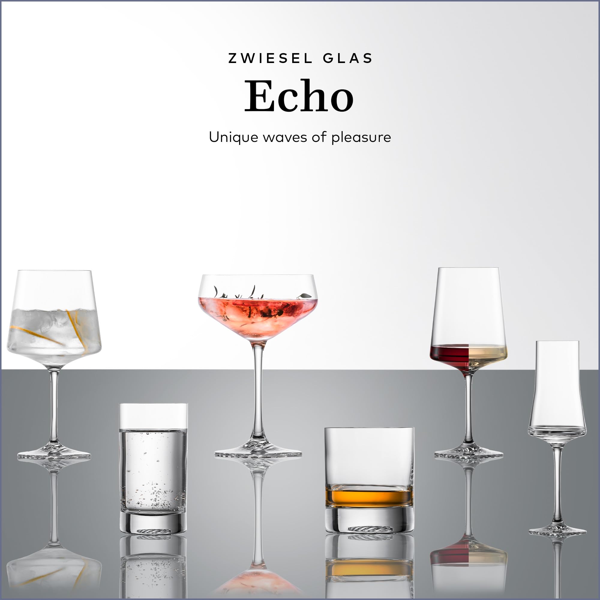 Amazon.com | ZWIESEL GLAS Echo Cocktail Glass(Set of 4), Cocktail