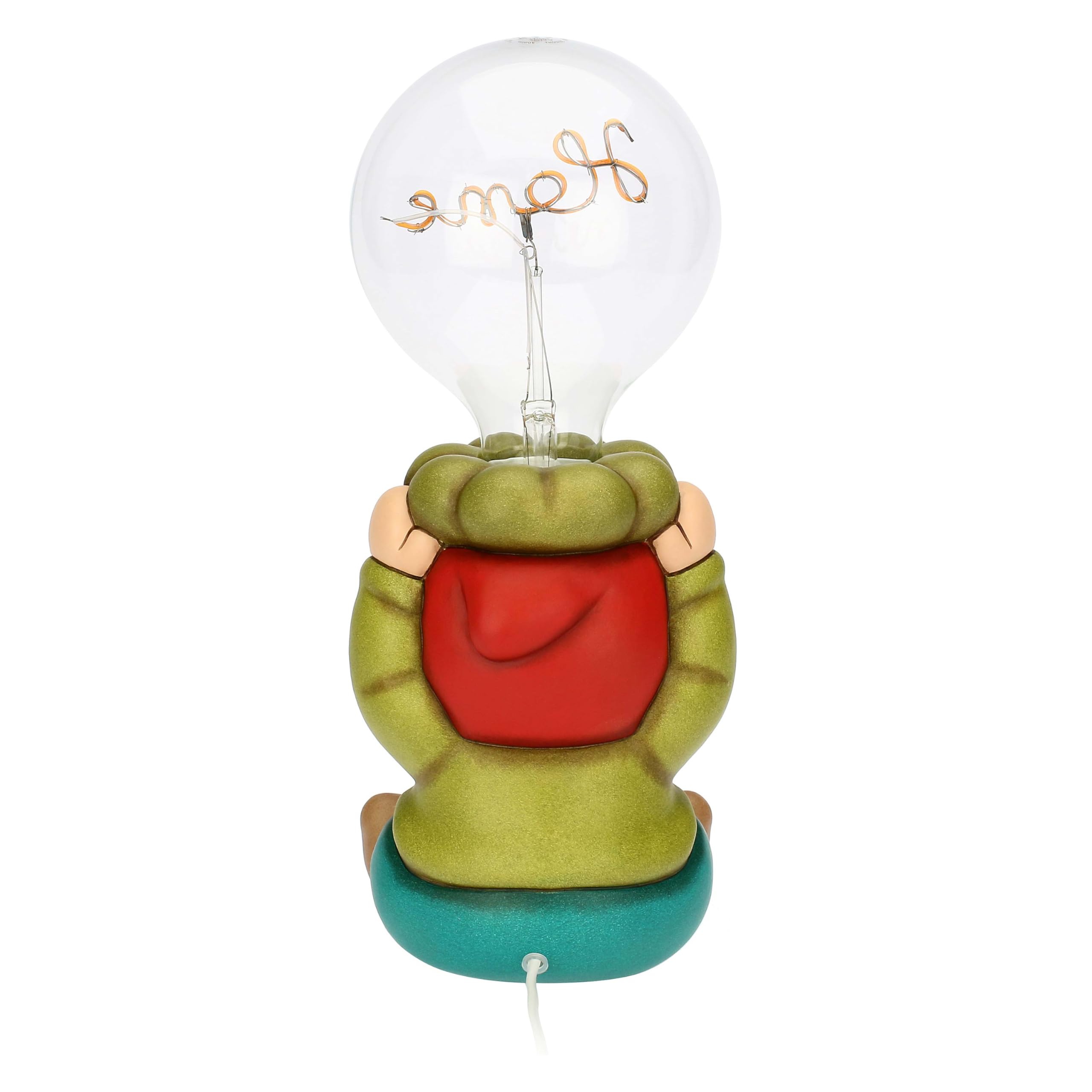 Lampada da tavolo in ceramica gnomo