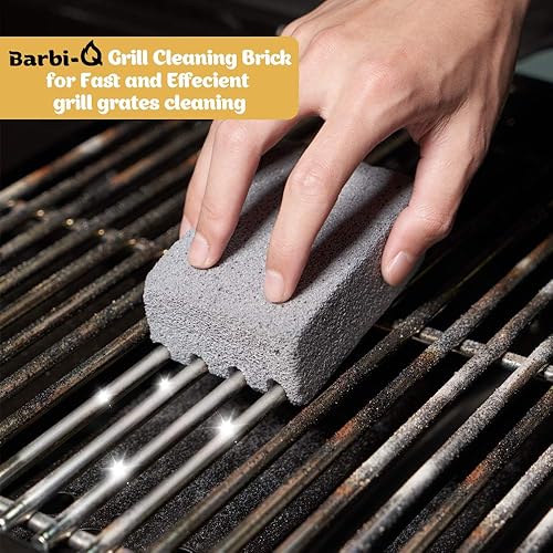 Miniatura 2 de Barbi-Q Ladrillos de limpieza de parrilla, piedra para parrilla, bloque limpiador de plancha, limpiador de ladrillos de piedra para barbacoa,