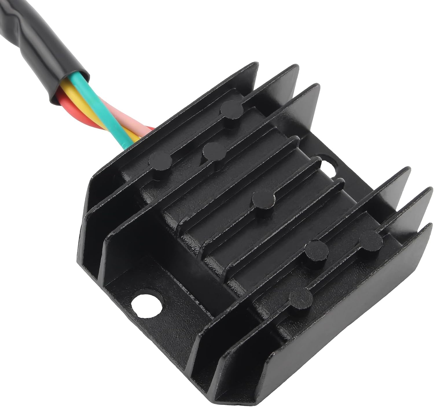 4 Pin Wire 12V Voltage Regulator Rectifier Female Plug Compatible with 50cc 60cc 80cc 125cc 150cc 125cc 150cc 200cc 250cc ATV Dirt Bike Go Kart Moped 4 Wheeler Scooter Motorcycle