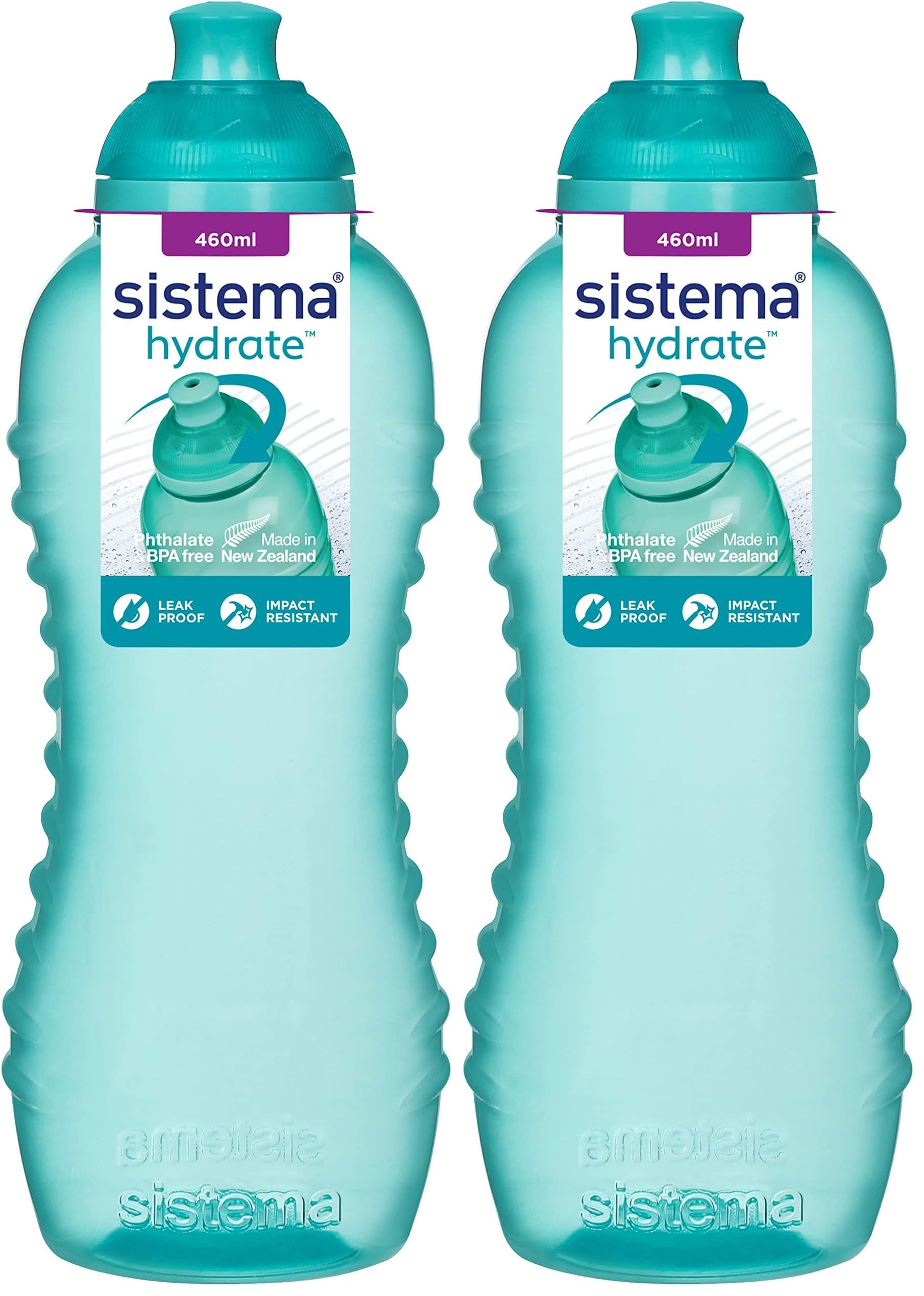 Sistema Twist 'n' Sip Squeeze Sports Water Bottle | Leakproof