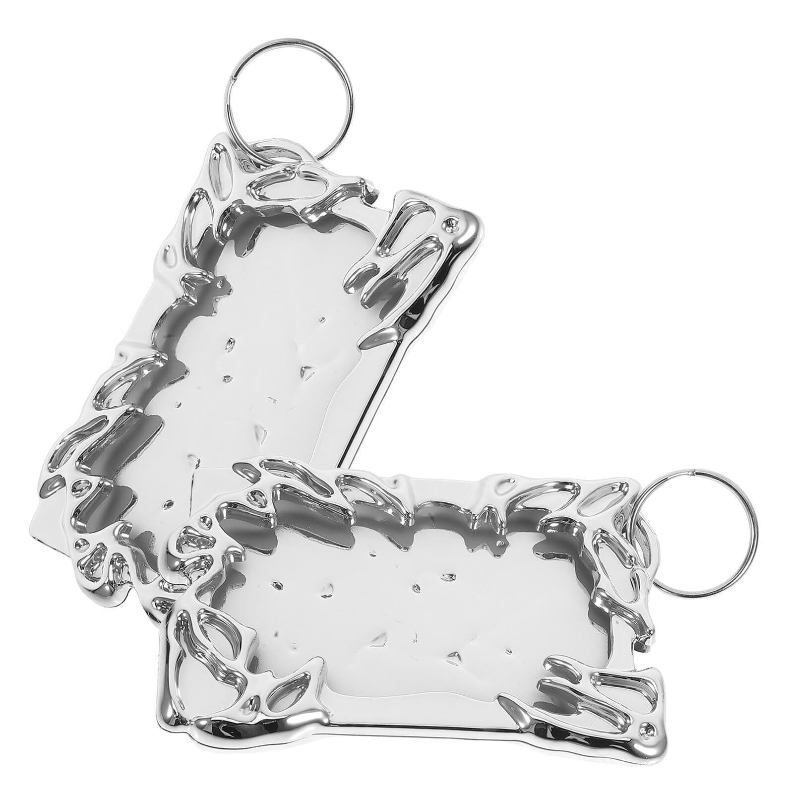 Protector de tarjetas de plástico con elegante marco galvanizado 8