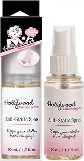Hollywood Fashion Secrets Anti Static Spray for Clothes – Static Guard Spray Travel Size, Skin & Clothing Statics Eliminator, 1.7 fl oz