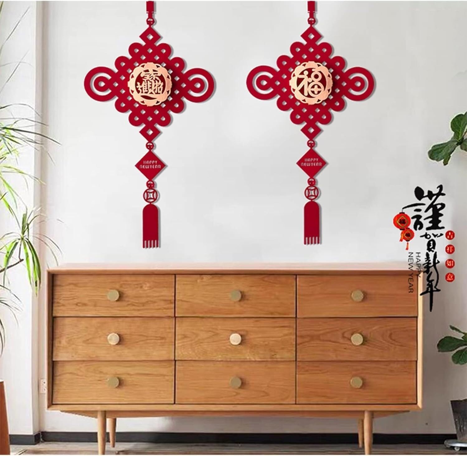 Decorazioni per Il Capodanno Cinese, Ciondolo Decorativo for Il Capodanno Cinese 2025, Nodo Cinese, Ornamenti Pendenti for Il Capodanno Cinese