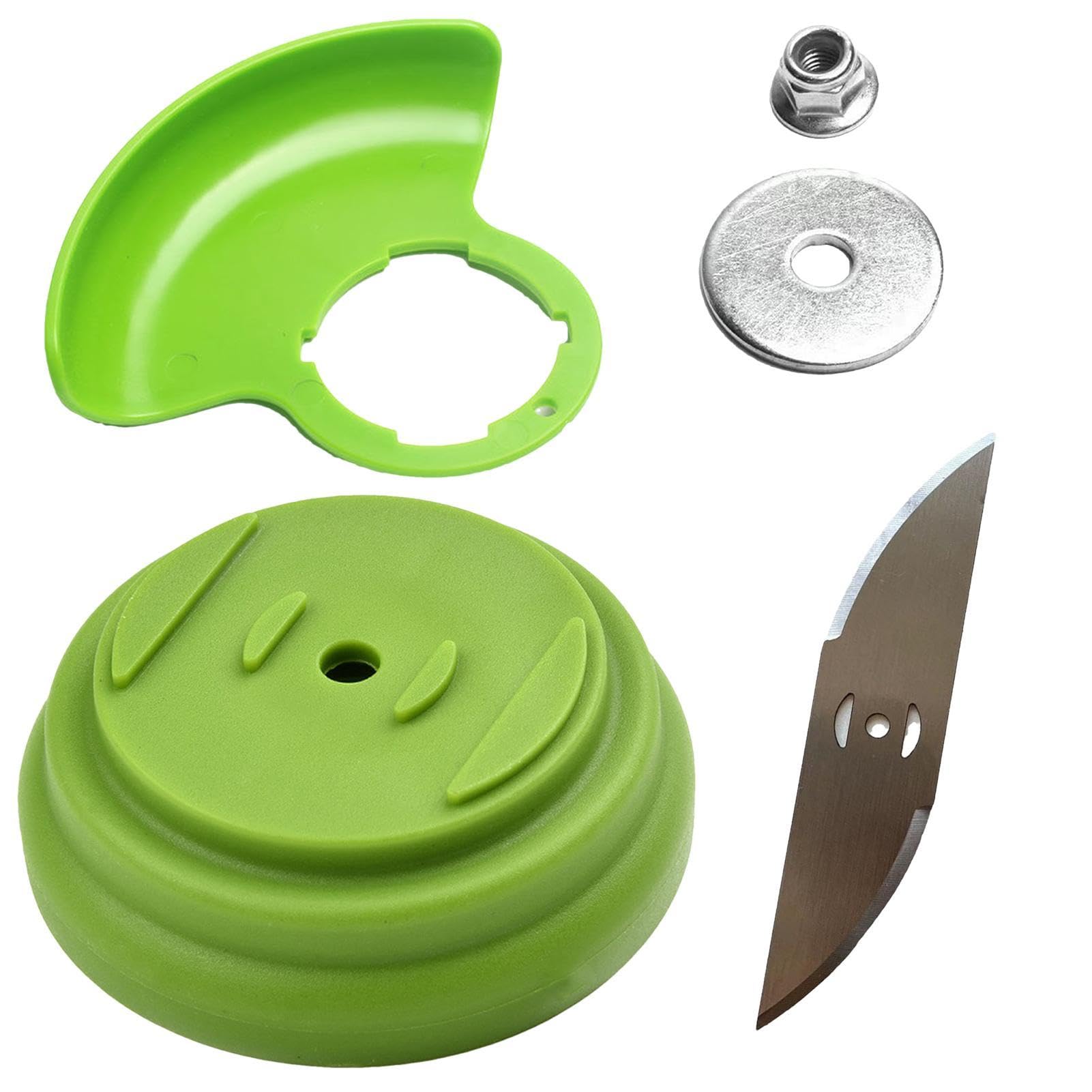 Generic Cordless Grass Trimmer - Electric Weeed Cutter, Lawn Mower Attachment | Metal Cutter Heads for String Trimmers, Alloy Garden Tool Attachments with Grass Guard to Trim Your Lawn, Abs or Metal