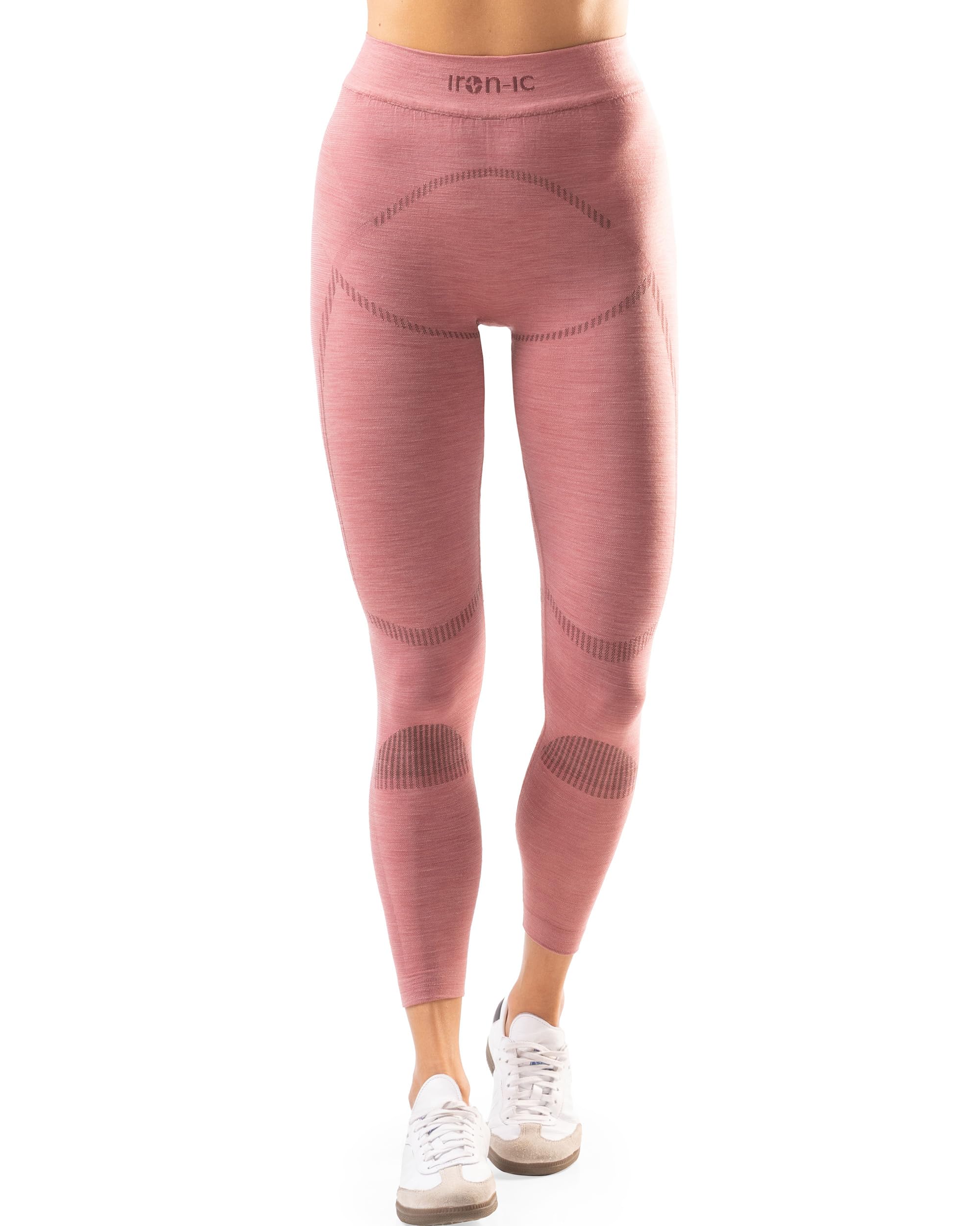 Iron-Ic - Leggings Tecnici Donna Merino 40 Seamless Termoregolanti e Traspiranti EXPYRA Light - Fitting Comfort - Art. 610871