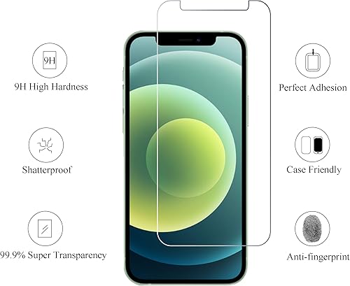 Miniatura 2 de Ailun Protector de pantalla de vidrio compatible con iPhone 11XR 61 pulgadas paquete de 3 unidades de vidrio templado