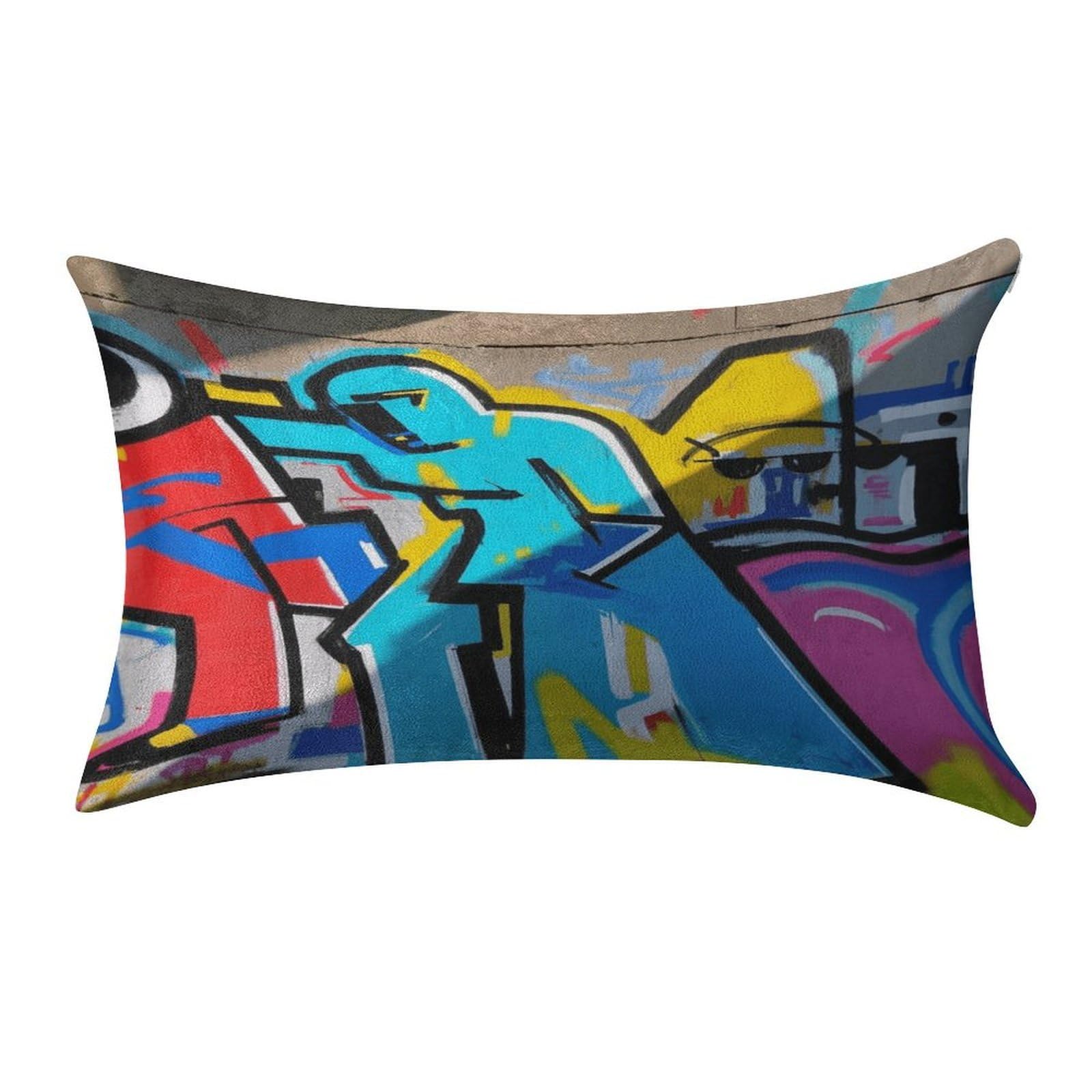 Fekiloot Style Graffiti Pillow Covers Home Decor Pillow Cases