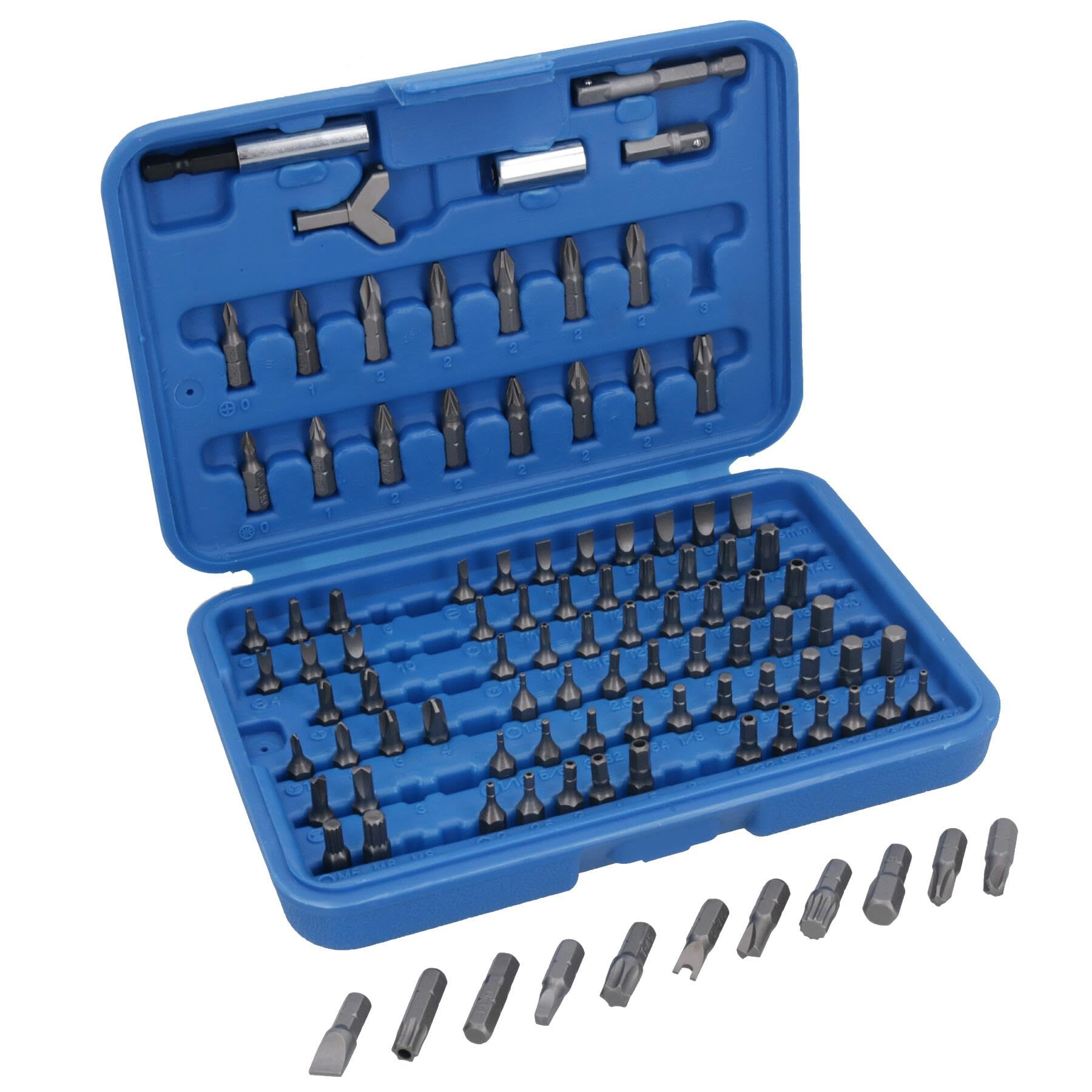 100pc Screwdriver Drill Wrench Torx Security Bit Tamperproof Hex TE173