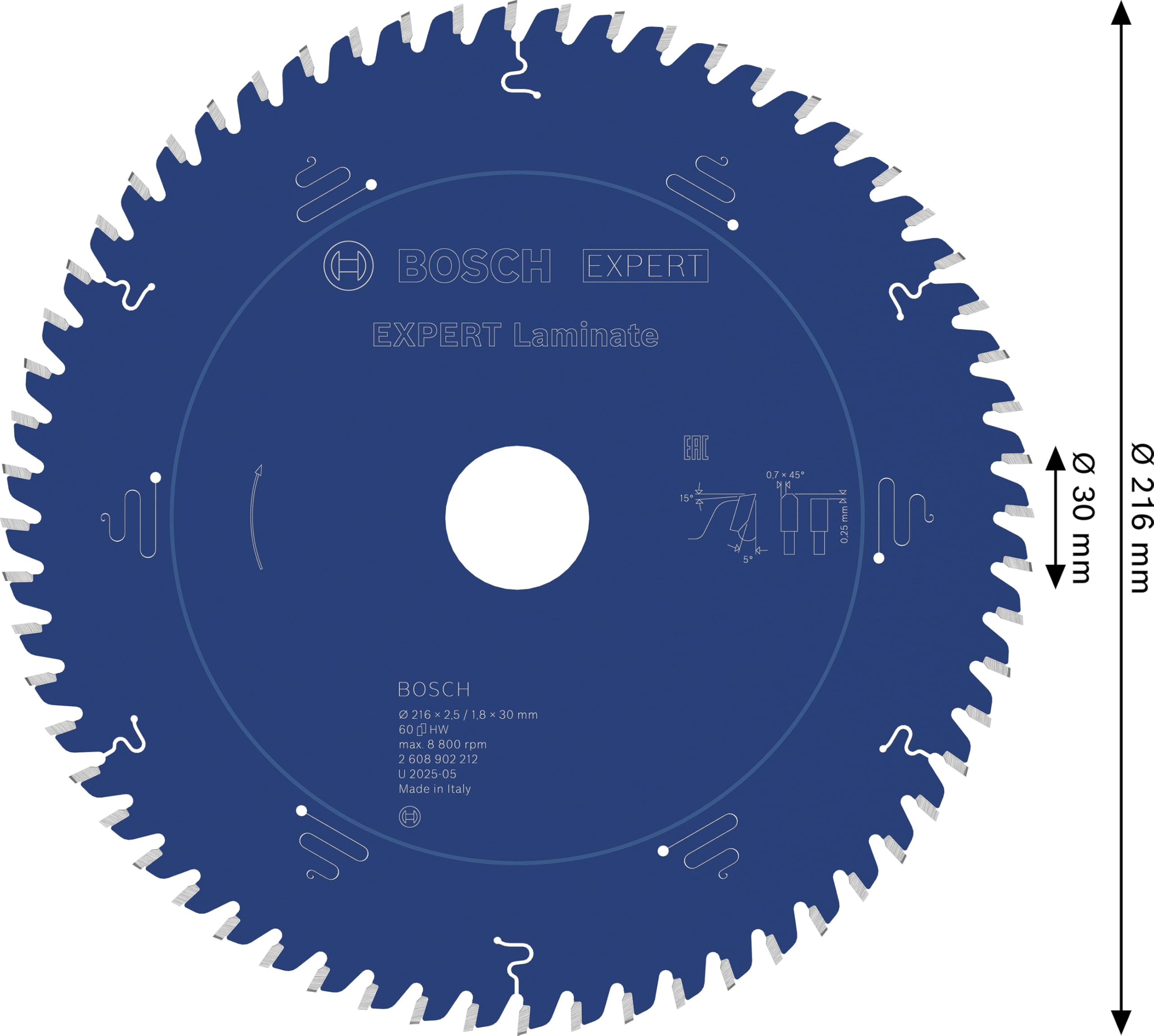 Circular Saw Blade BS LF B 216x30-60