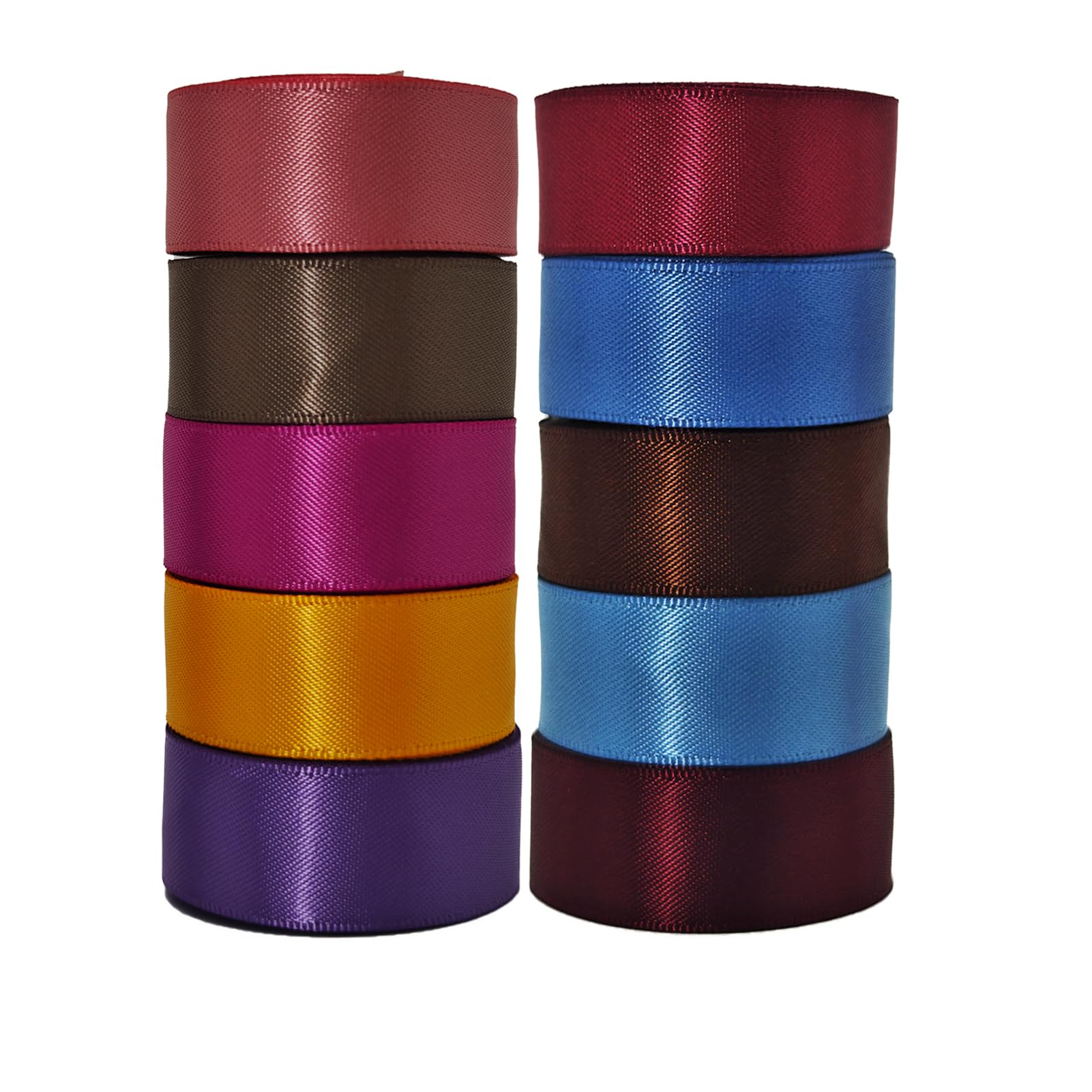 Ruban de satin 2,5 cm pour bouquet fleurs et loisirs créatifs
