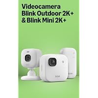 Videocamera esterna 2K+ Blink con Videocamera Mini 2K+ Blink (ultimo modello)