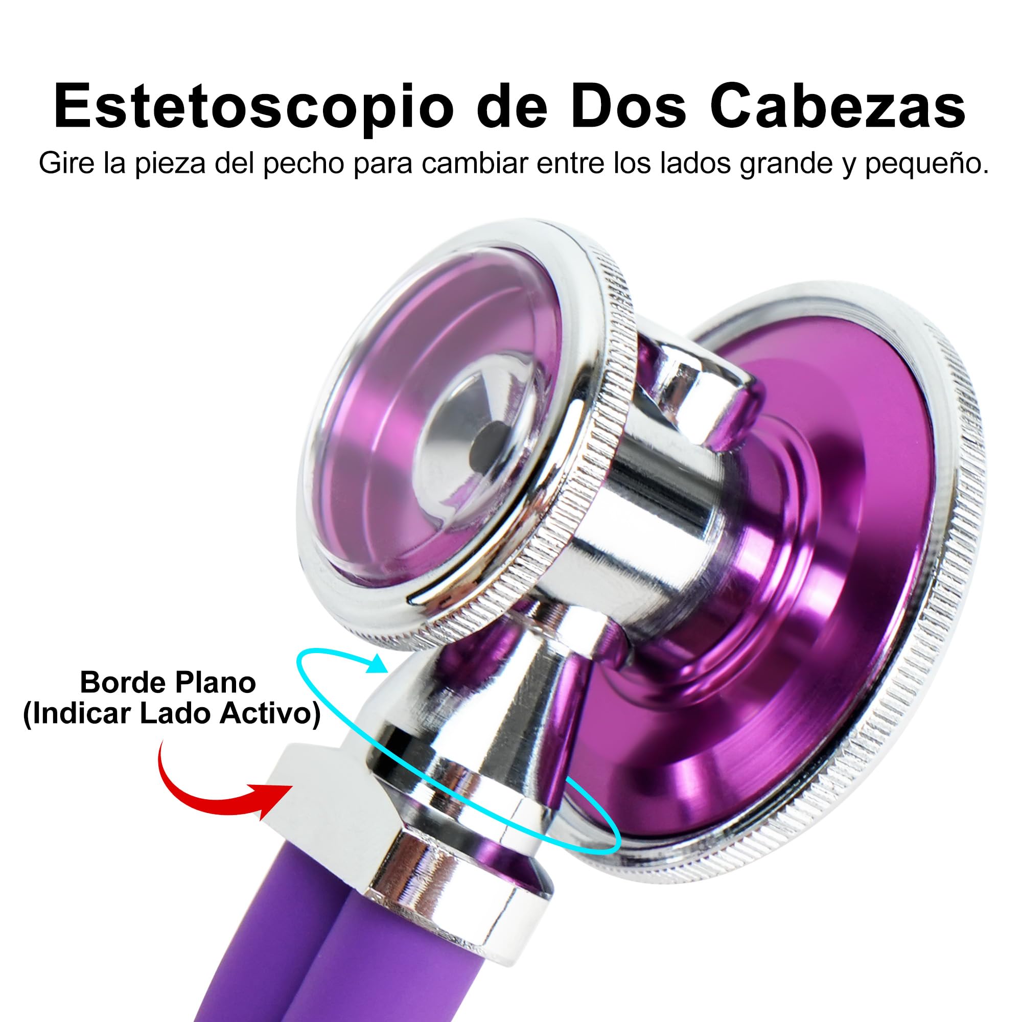 LotFancy Tensiómetro Manual con Estetoscopio, Manguito de Presión Arterial Manual para Servicios de Urgencias, Médicos y Consultorios Médicos (aprox. 25 cm - 40 cm)