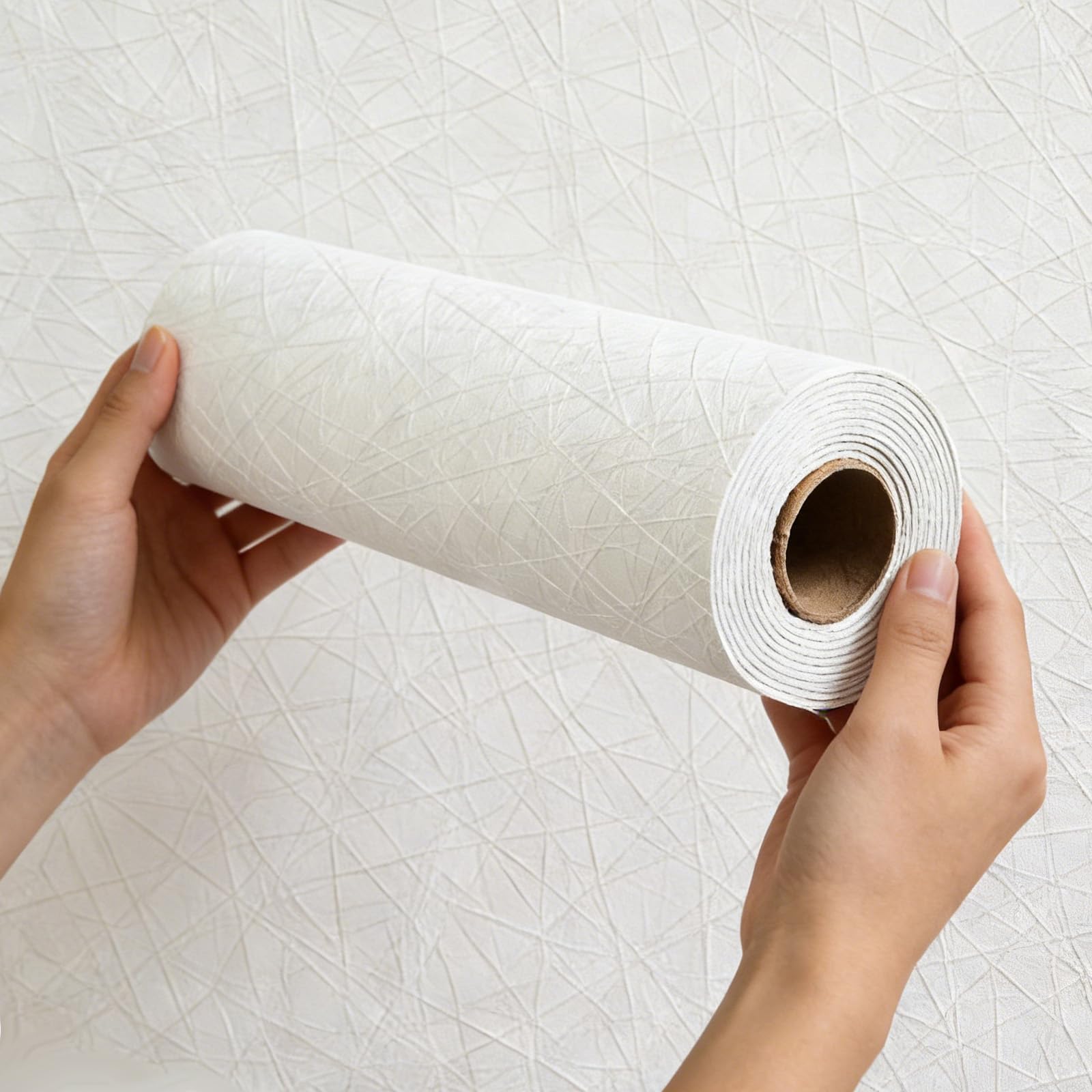Panel de pared 3D autoadhesivo contra la humedad con textura de PVC lavable