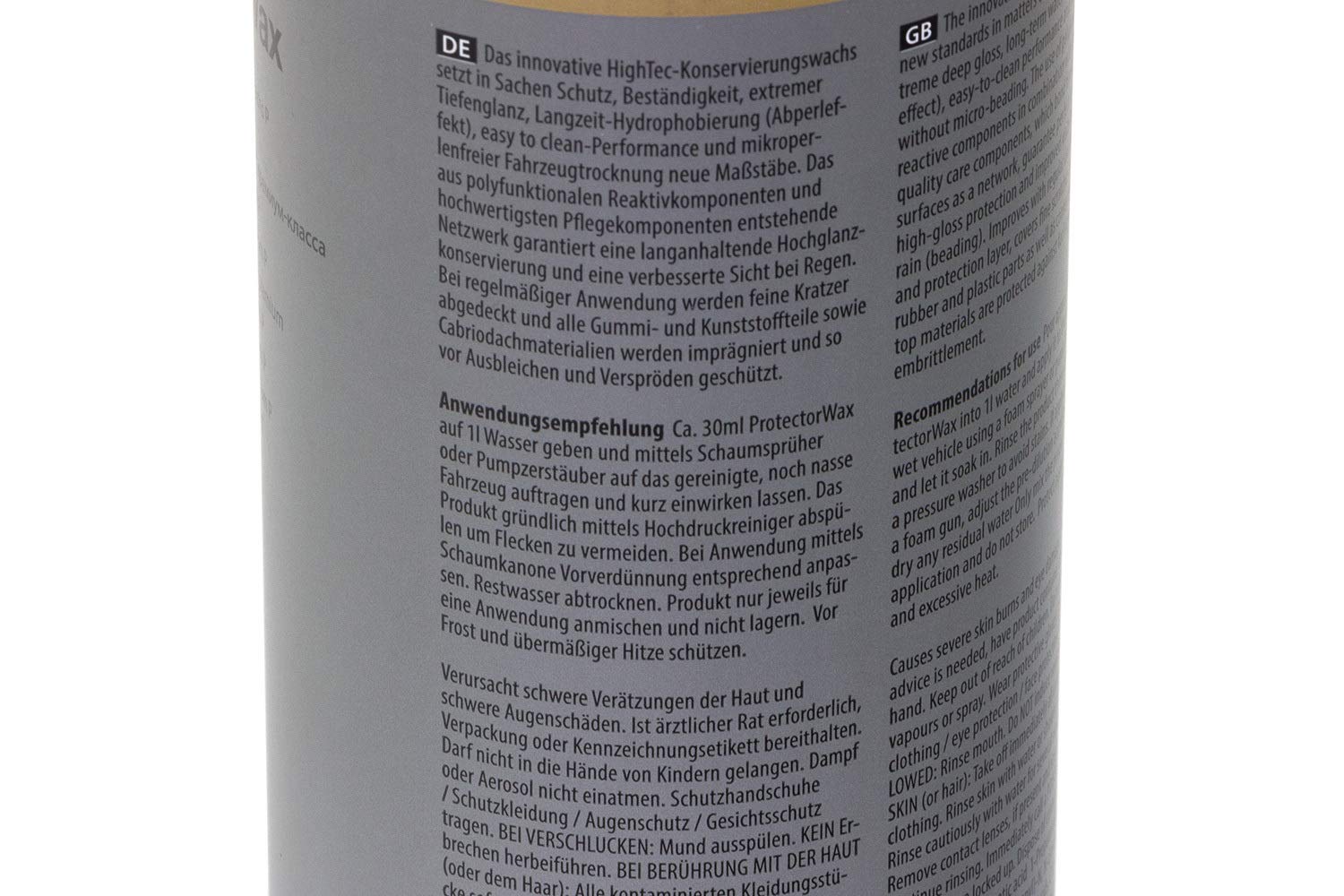 3 Liter Koch Chemie Wachsversiegelung Pw Protector Wax Premium Wachs