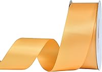 Vista 44 de YAMA Cinta de satén de doble cara, 7/8 pulgadas, 25 yardas para envolver regalos, color rosa